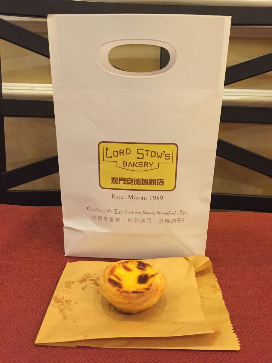 Macau lord stow bakery egg tart
