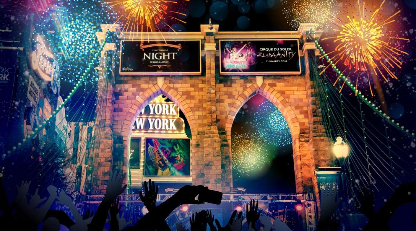 New York New York Las Vegas Bridge Bash New Years Eve 2019